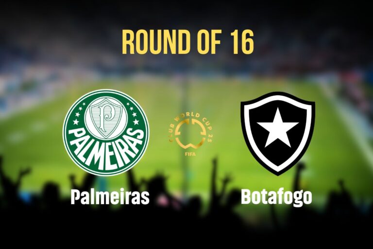 Palmeiras vs Botafogo Round of 16 Club World Cup 2025