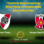 River Plate and Urawa Red Diamonds face off at Lumen Field in the FIFA Club World Cup 2025 group stage match.
